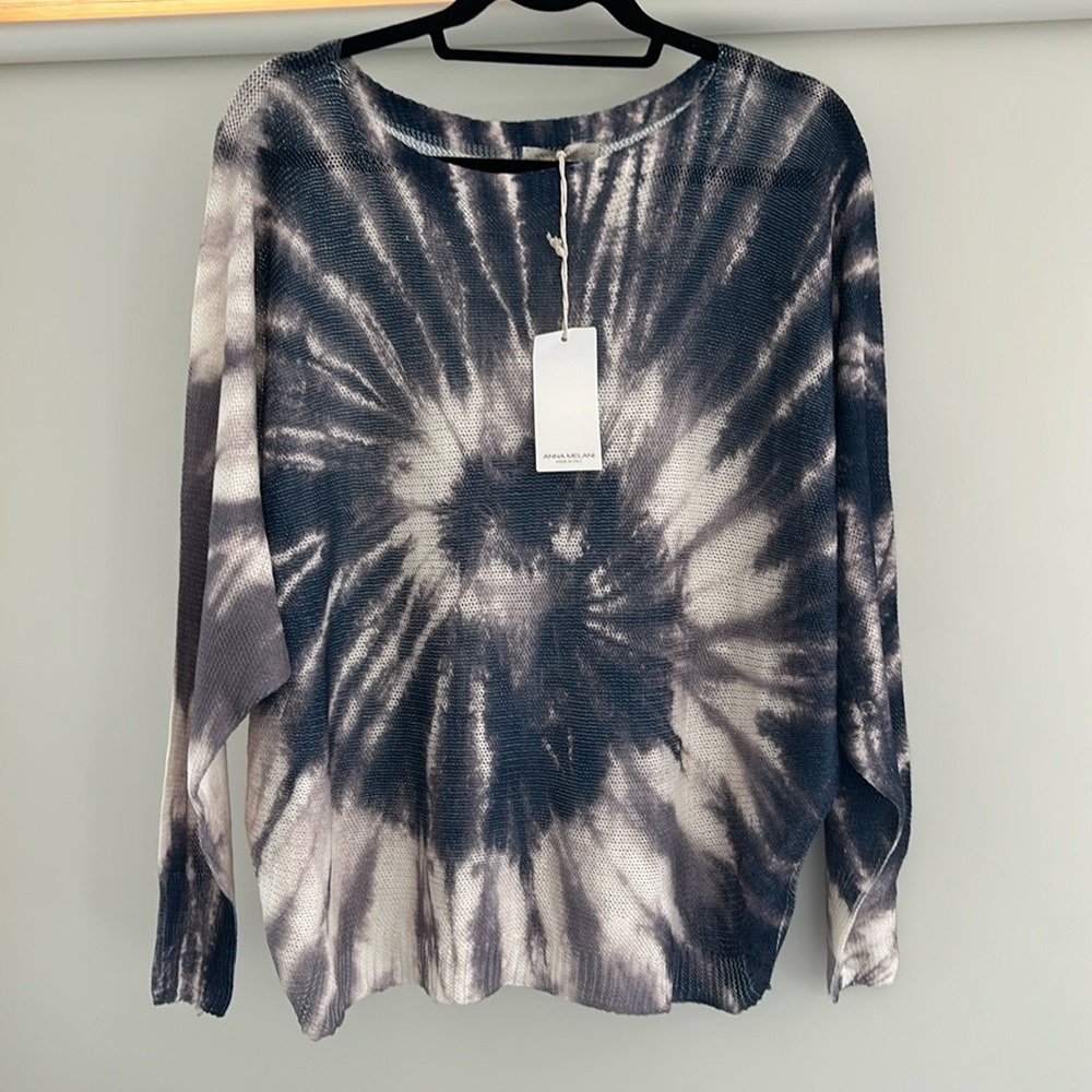 Tie Dye Knit Lightweight Sweater